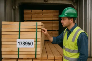 проверка пиломатериалов в камере сушки