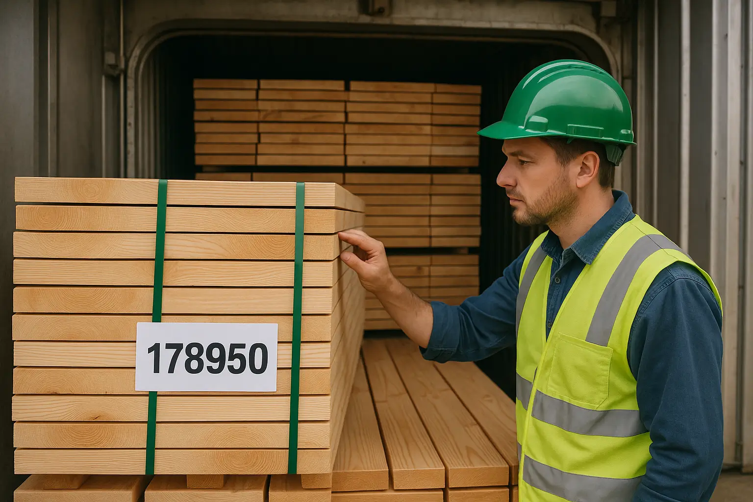 проверка пиломатериалов в камере сушки