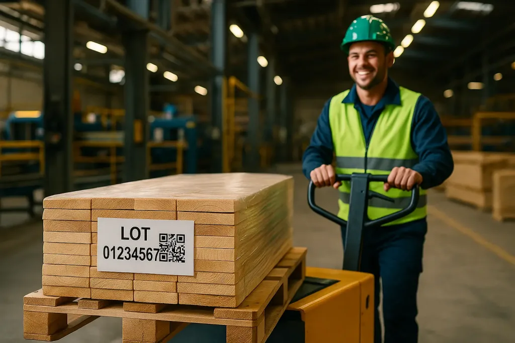 транспортировка пиломатериалов внутри производства