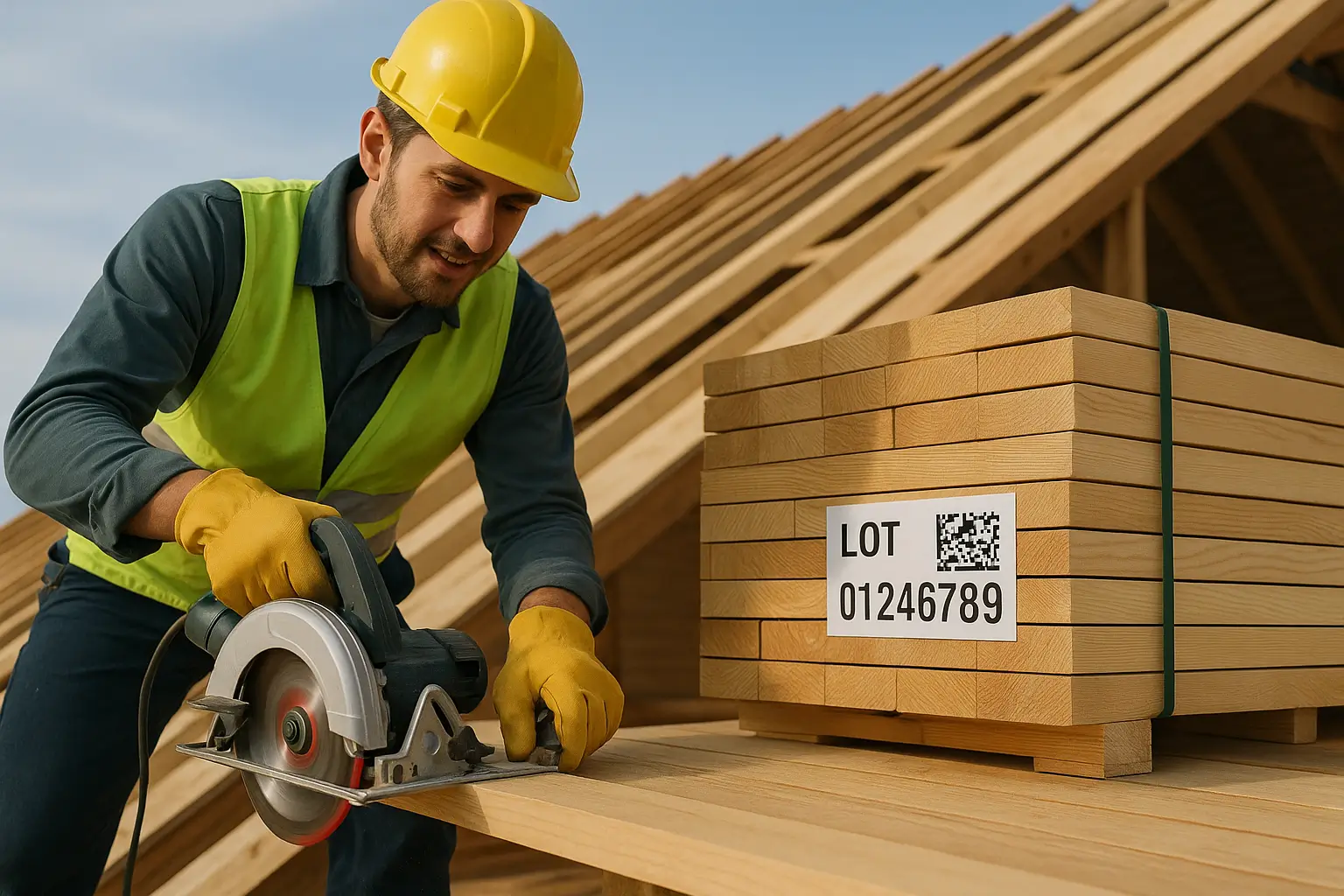 установка кровельной доски из пиломатериалов